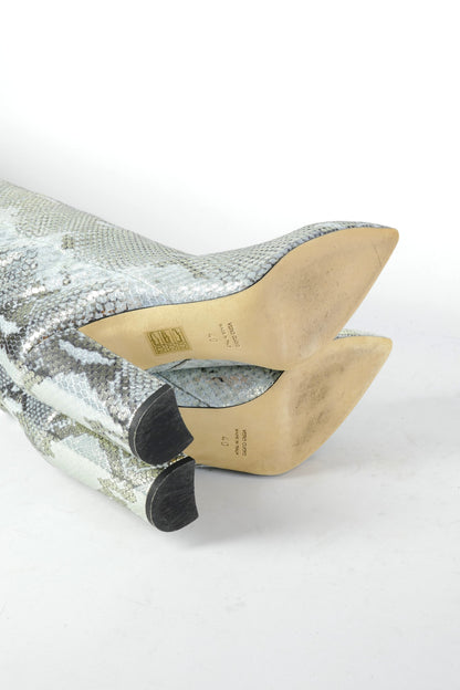 BUUTS Paris Texas Stiefel Leder silber 226040-8