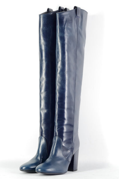 BUUTS Laurence Decade Hohe Stiefel Leder petrol 226043-2