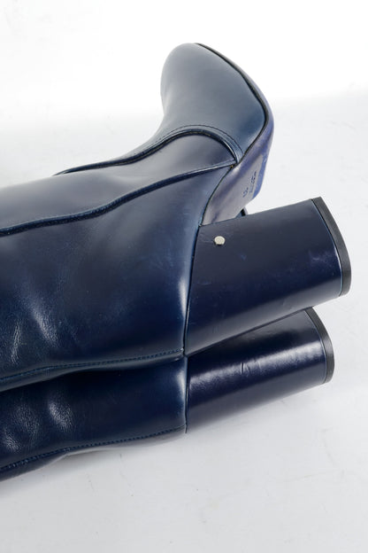 BUUTS Laurence Decade Hohe Stiefel Leder petrol 226043-9