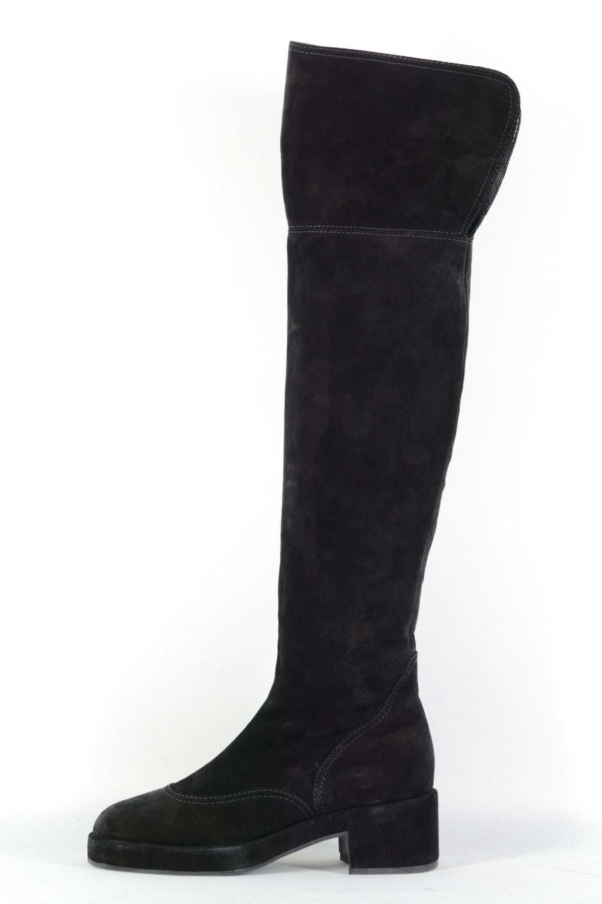 BUUTS Laurence Decade Overknees Wildleder schwarz 226044-1