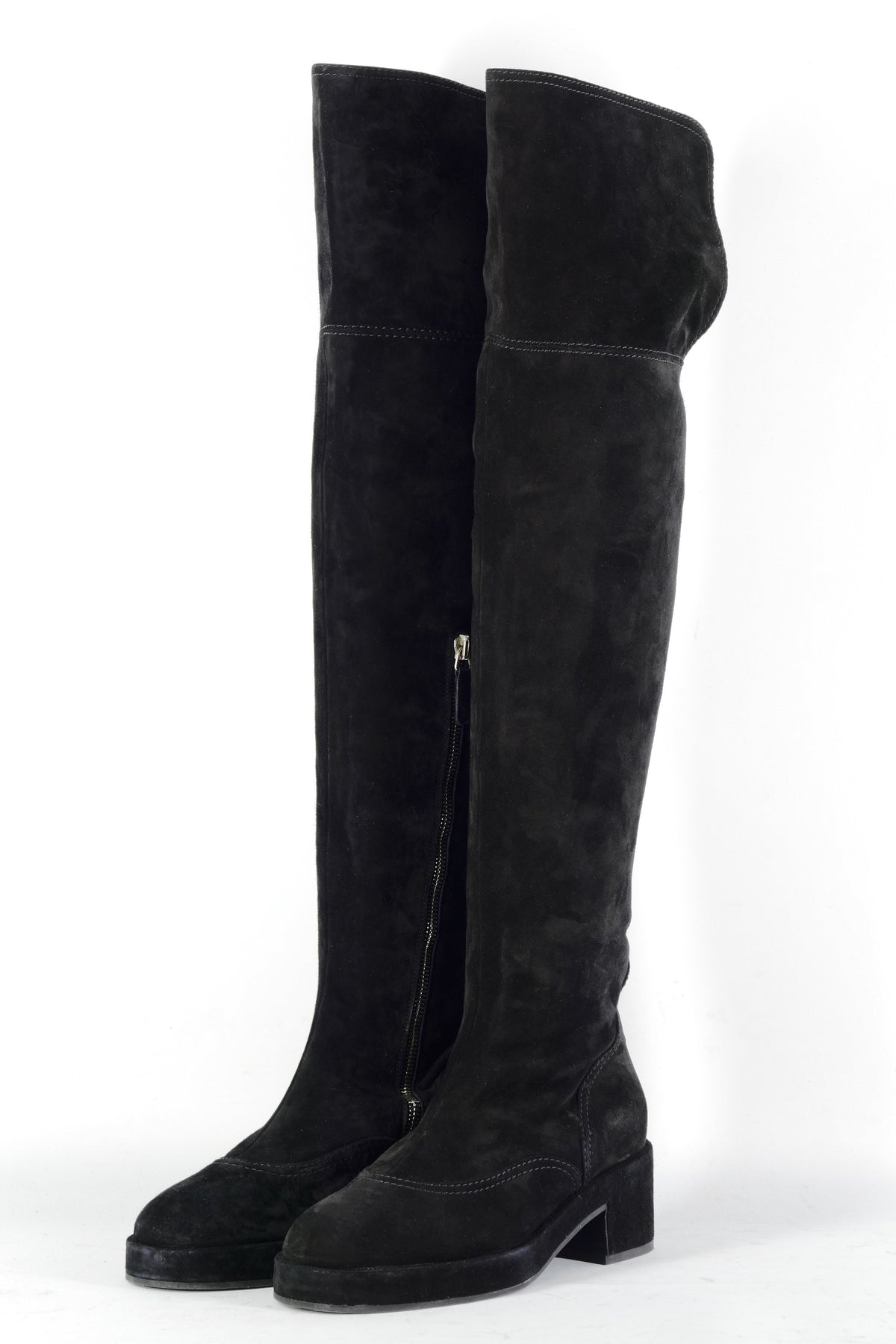 BUUTS Laurence Decade Overknees Wildleder schwarz 226044-2