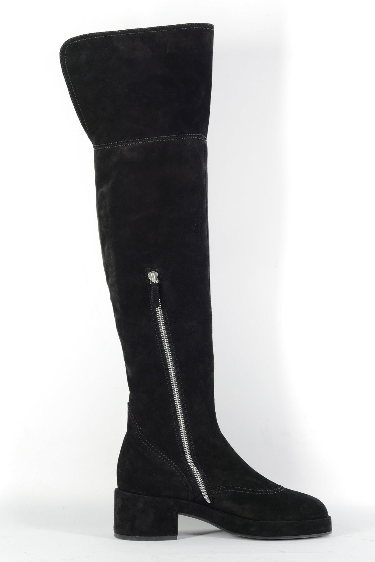 BUUTS Laurence Decade Overknees Wildleder schwarz 226044-3