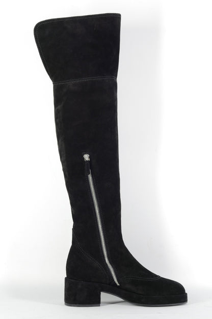 BUUTS Laurence Decade Overknees Wildleder schwarz 226044-3