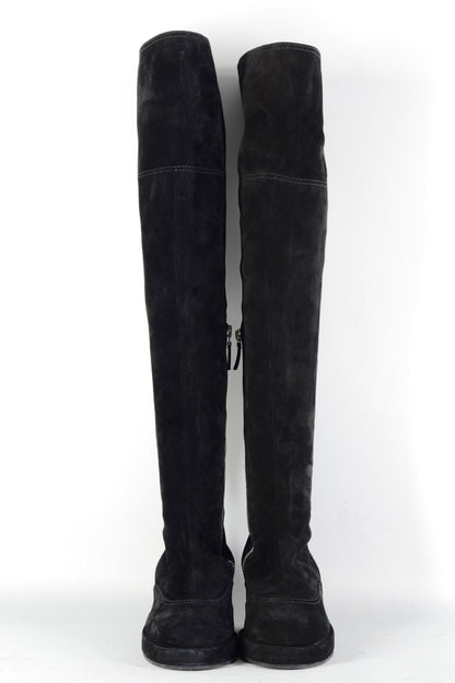 BUUTS Laurence Decade Overknees Wildleder schwarz 226044-4