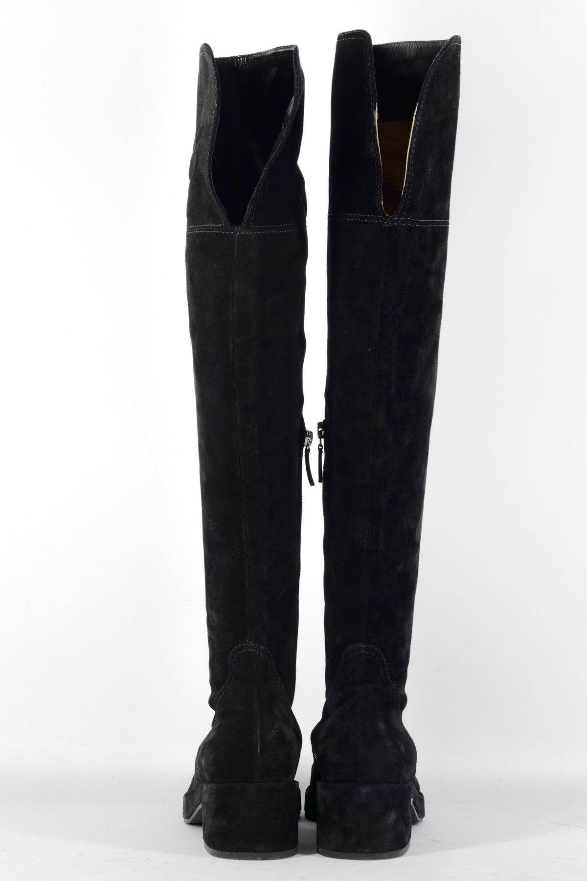 BUUTS Laurence Decade Overknees Wildleder schwarz 226044-5