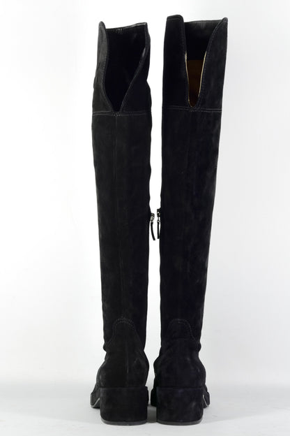BUUTS Laurence Decade Overknees Wildleder schwarz 226044-5