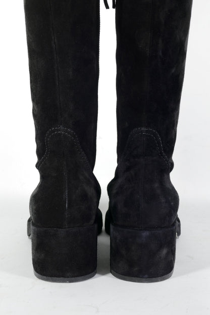 BUUTS Laurence Decade Overknees Wildleder schwarz 226044-6