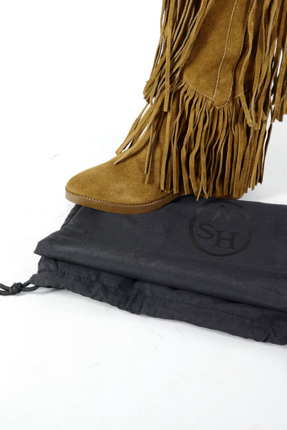 BUUTS Ash Hohe Stiefel Wildleder cognac 226046-12