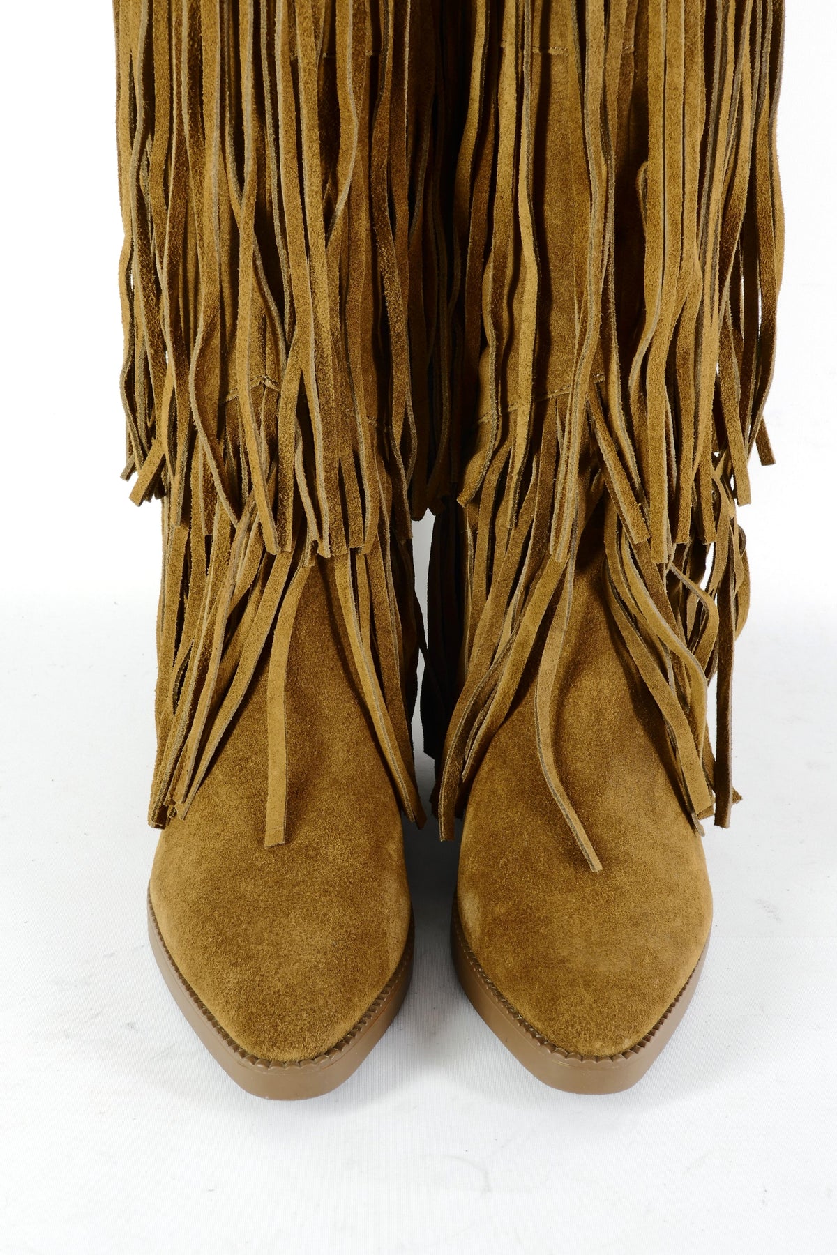 BUUTS Ash Hohe Stiefel Wildleder cognac 226046-7