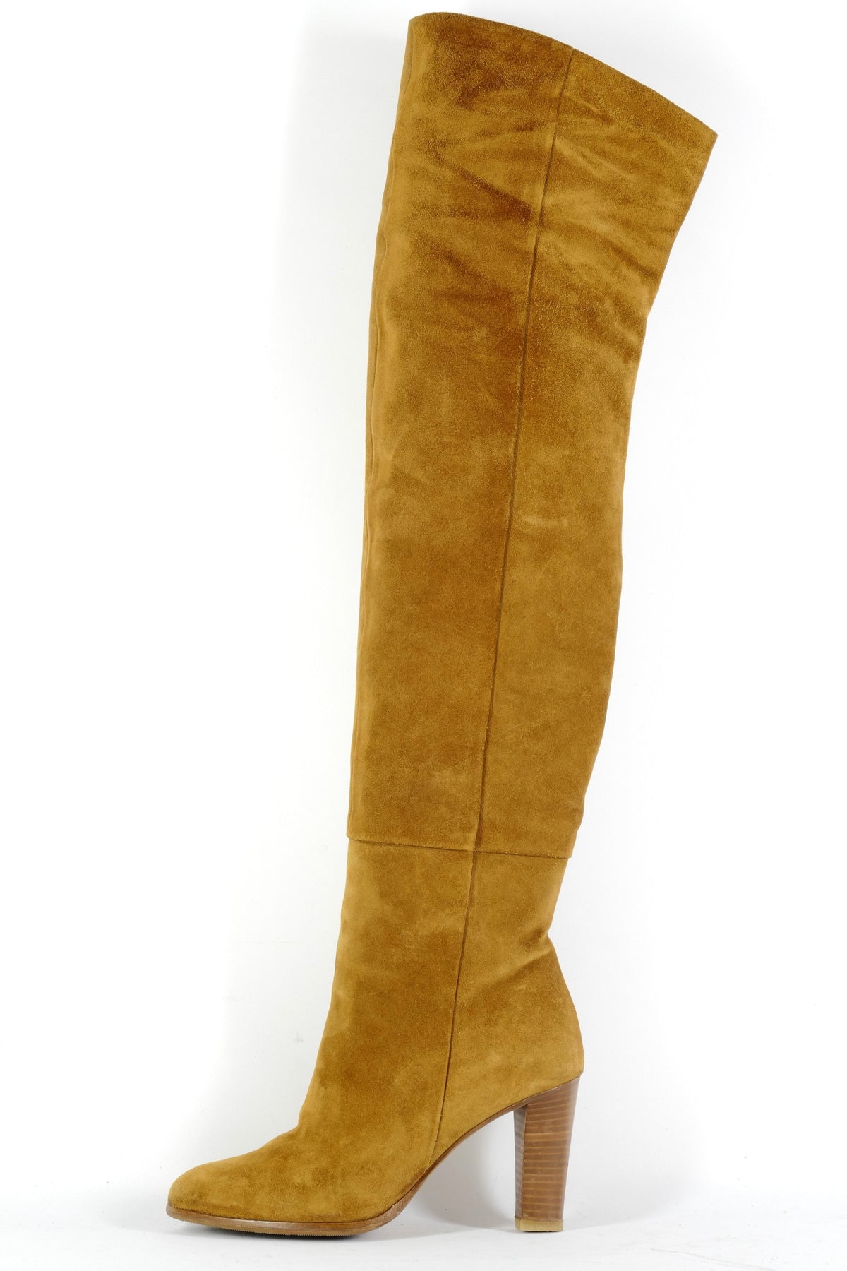 BUUTS Sezanne Overknees Wildleder cognac 226047-1