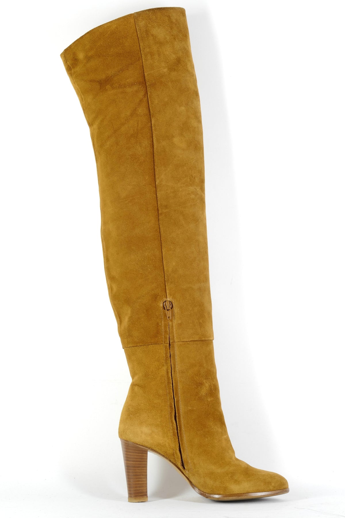 BUUTS Sezanne Overknees Wildleder cognac 226047-3