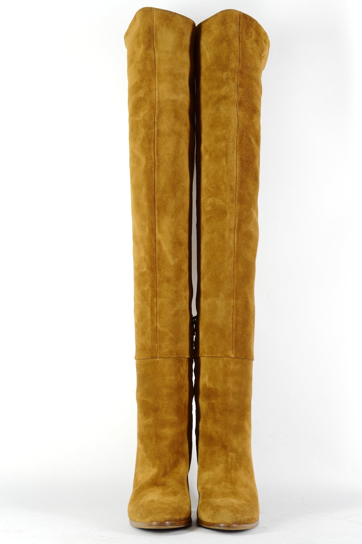 BUUTS Sezanne Overknees Wildleder cognac 226047-4