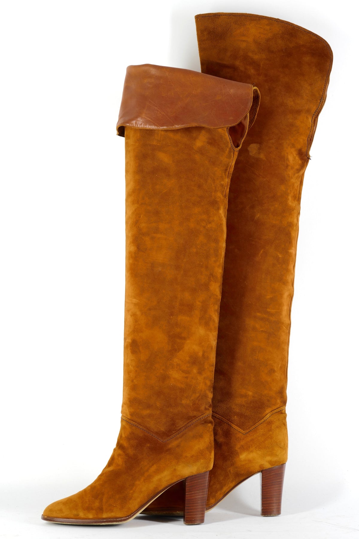 BUUTS Andrea Pfister Vintage-Stiefel Wildleder rotbraun 226049-11