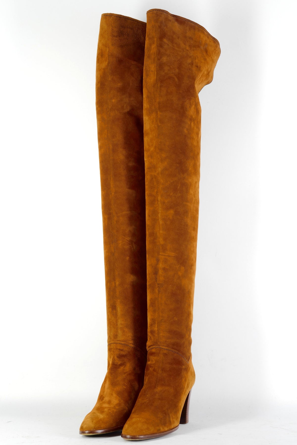 BUUTS Andrea Pfister Vintage-Stiefel Wildleder rotbraun 226049-2