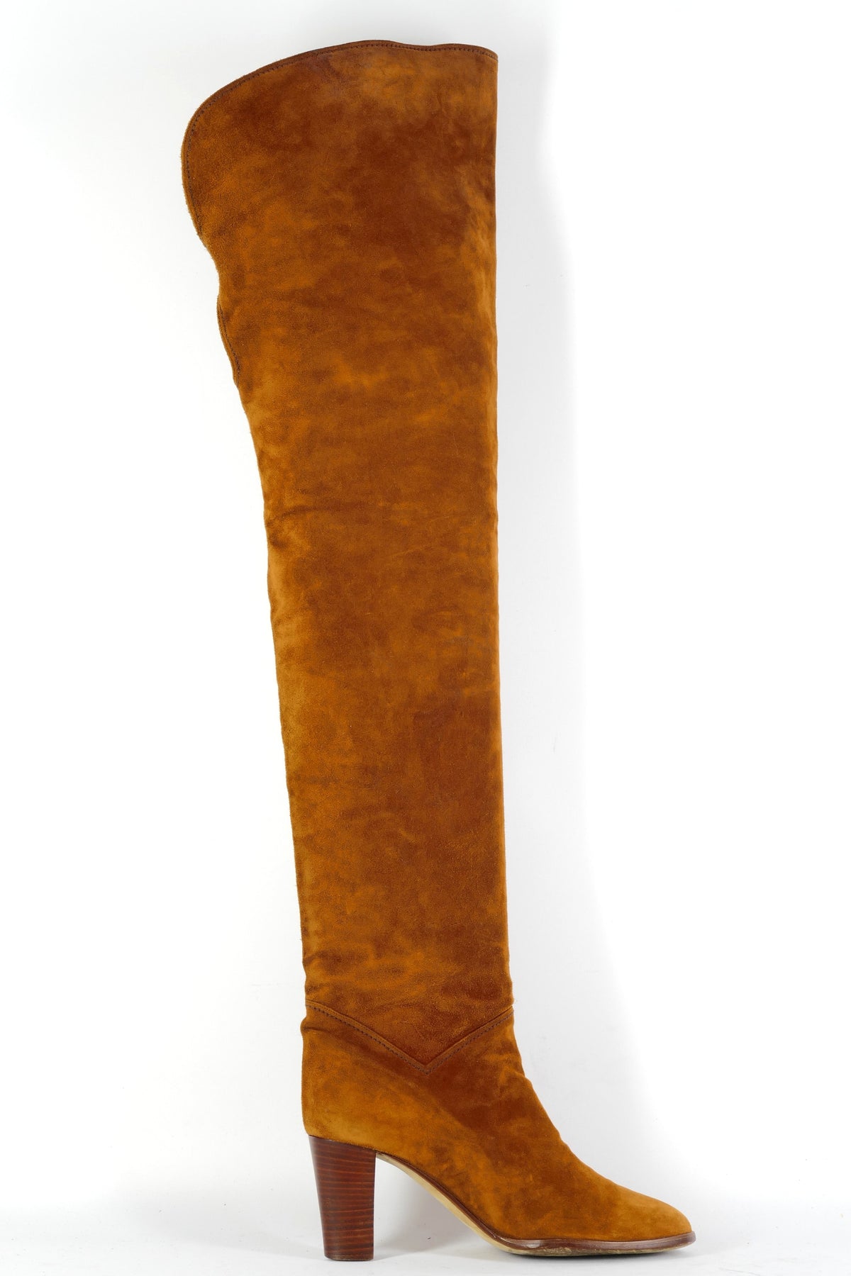 BUUTS Andrea Pfister Vintage-Stiefel Wildleder rotbraun 226049-3