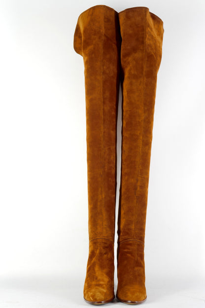 BUUTS Andrea Pfister Vintage-Stiefel Wildleder rotbraun 226049-4