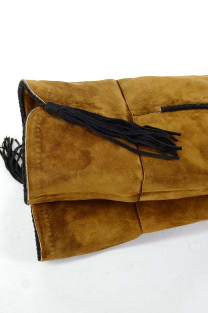 BUUTS Saint Laurent Overknees Wildleder braun-oliv 226051-13